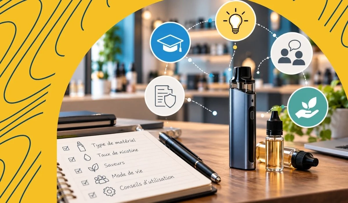 Les compétences essentielles d'un conseiller en cigarette électronique